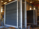 Stainless Steel Economizer Coils Under Hydrotest